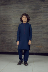 EID FESTIVE'22 BOYS SEMI FORMAL KAMEEZ SHALWAR BLUE