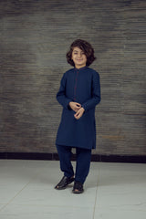 EID FESTIVE'22 BOYS SEMI FORMAL KAMEEZ SHALWAR BLUE