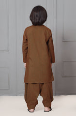 WINTER'22 BOYS SEMI FORMAL KAMEEZ SHALWAR RUST