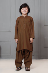 WINTER'22 BOYS SEMI FORMAL KAMEEZ SHALWAR RUST