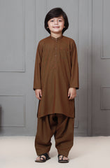 WINTER'22 BOYS SEMI FORMAL KAMEEZ SHALWAR RUST