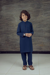 EID FESTIVE'22 BOYS SEMI FORMAL KAMEEZ SHALWAR BLUE