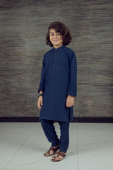 EID FESTIVE'22 BOYS SEMI FORMAL KAMEEZ SHALWAR BLUE