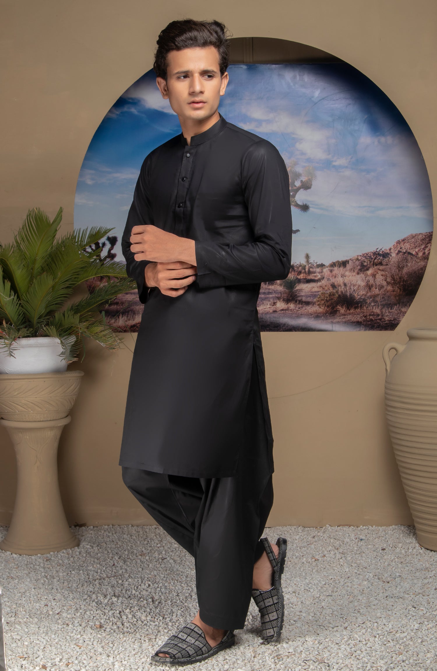 TEENS PLAIN KAMEEZ SHALWAR (6927098511534)