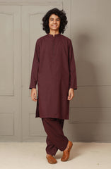 SUMMER'23 TEENS KAMEEZ SHALWAR SEMI FORMAL SCARLET
