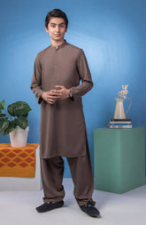 SUMMER'22 TEENS PLAIN KAMEEZ SHALWAR KHAKI