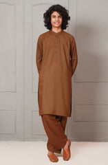 SUMMER'23 TEENS KAMEEZ SHALWAR SEMI FORMAL RUST