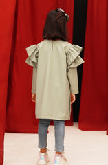 WINTER'22 LOUREL GREEN 1PC STITCHED KURTI