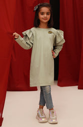 WINTER'22 LOUREL GREEN 1PC STITCHED KURTI