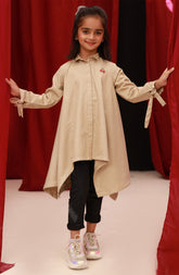 WINTER'22 SILK PAPER BEIGE 1PC STITCHED KURTI