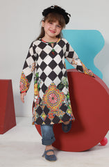 SUMMER'23 SICILIAN WHEEL 1PC STITCHED KURTI