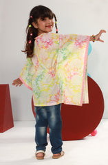 SUMMER'23 BROKEN OMBRE GREEN 1PC STITCHED KURTI