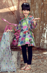 ORIENTAL FAN GIRLS 2PC STITCHED SUIT