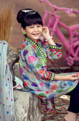 ORIENTAL FAN GIRLS 2PC STITCHED SUIT