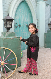 SUMMER'22 GIRLS WARLI ART 3PC STITCHED SUIT