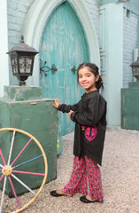 SUMMER'22 GIRLS WARLI ART 3PC STITCHED SUIT