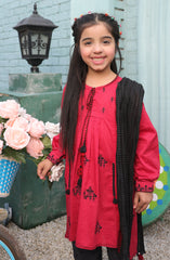 SUMMER'22 GIRLS DITSY FLORA 3PC STITCHED SUIT