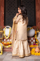 EID FESTIVE'22 GIRLS 3PC STITCHED SUIT