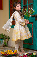 PARISA SEMI FORMAL GIRLS 3PC STITCHED SUIT