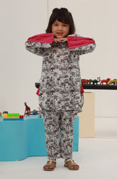 SUMMER'23 BASIC PRINTED GIRLS 2PC STITCHED SUIT