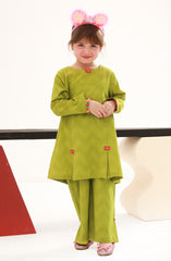 SUMMER'23 SELF JACQURARD GIRLS 2PC STITCHED SUIT