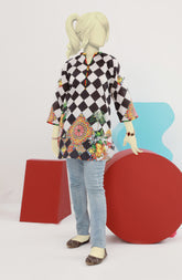 SICILIAN WHEEL 1PC STITCH KURTI