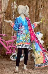 DRAGON FLY TEEN GIRLS 2PC STITCHED SUIT