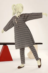 SUMMER'23 GIRLS TEENS 2PC STITCHED SUIT