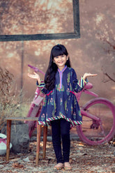 BAGHEECHA GIRLS 2PC STITCHED SUIT
