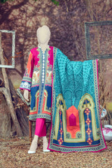 WOMEN MEHRAB STITCHED 3PC SUIT