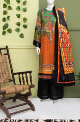WOMEN ETHEREAL HORAL LAWN 3PC UNSTITCHED