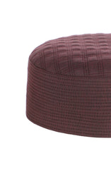 MTJ MAROON MEN CAP WASH N WEAR