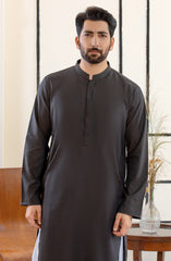 MEN KURTA PLAIN BROWN