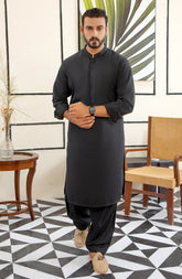 MEN KAMEEZ SHALWAR BLACK