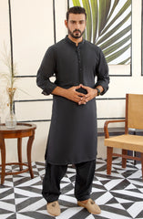 MEN KAMEEZ SHALWAR BLACK
