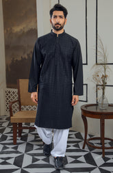 MEN KURTA FORMAL BLACK