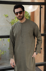 SUMMER'23 MEN KURTA CASUAL OLIVE