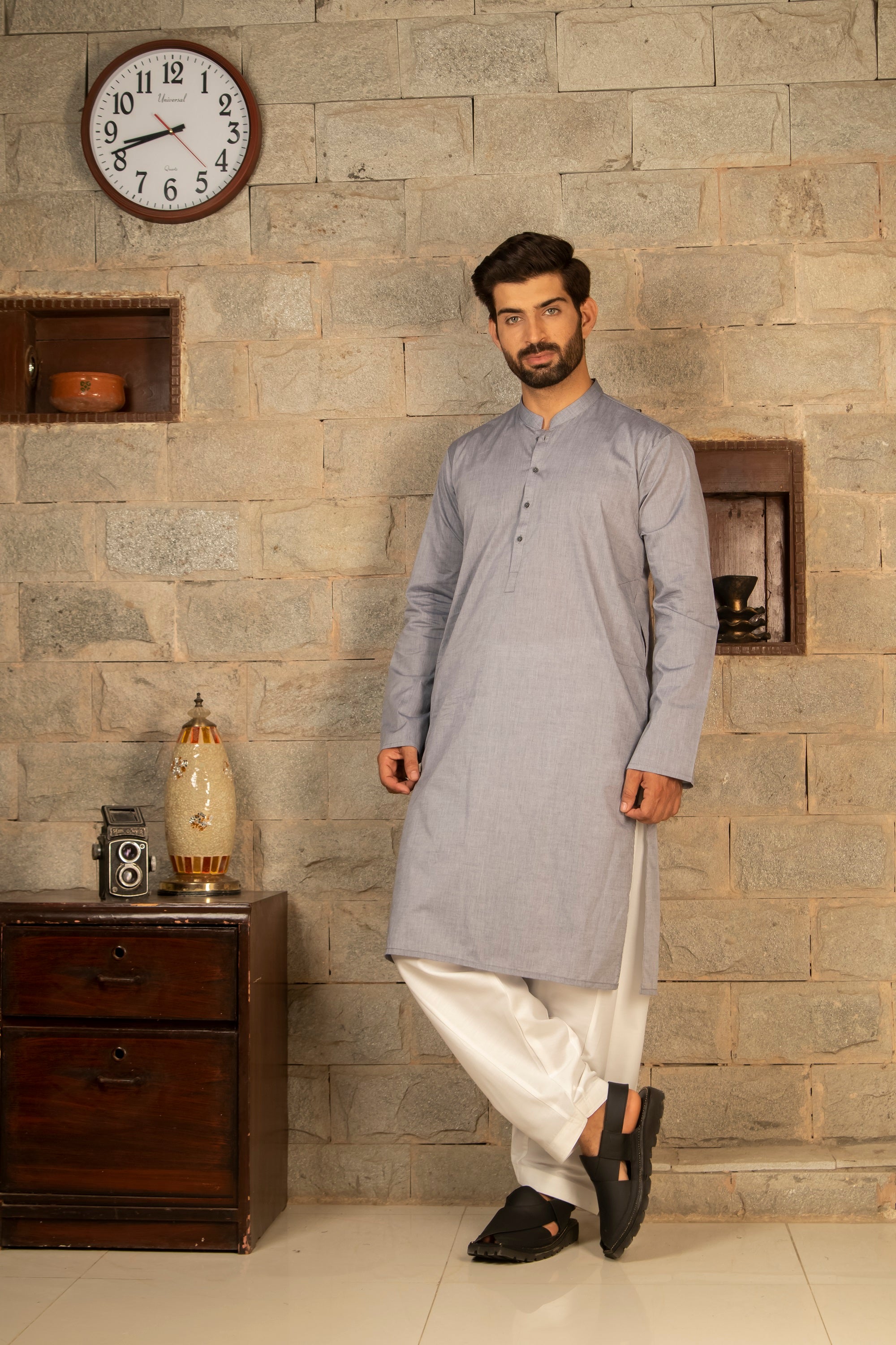 MEN KURTA PLAIN (6657171161262)