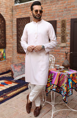 FESTIVE'22 MEN KURTA PLAIN PEACH