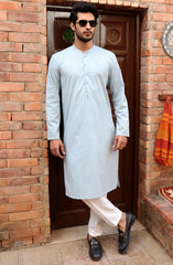 MEN KURTA SEMI FORMAL SKY BLUE