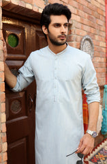 MEN KURTA SEMI FORMAL SKY BLUE