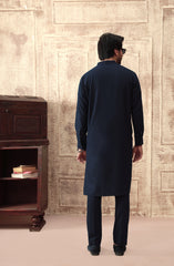 SUMMER'23 MEN KURTA PAJAMA CASUAL BLUE