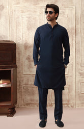 SUMMER'23 MEN KURTA PAJAMA CASUAL BLUE