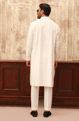 WINTER'22 MEN KURTA PAJAMA CASUAL WHITE