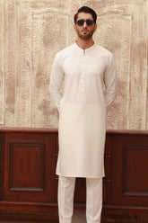 WINTER'22 MEN KURTA PAJAMA CASUAL WHITE