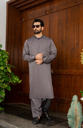 SUMMER'22 MEN CASUAL STYLING KAMEEZ SHALWAR GREY