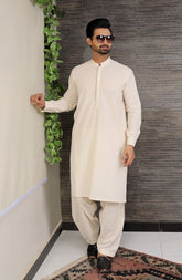 MEN KAMEEZ SHALWAR CREAM