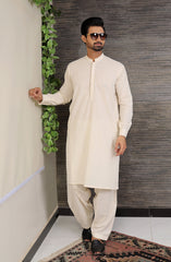 MEN KAMEEZ SHALWAR CREAM