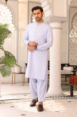 PRE WINTER'22 MEN KAMEEZ SHALWAR SEMI FORMAL SKY BLUE