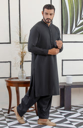 MEN KAMEEZ SHALWAR BLACK